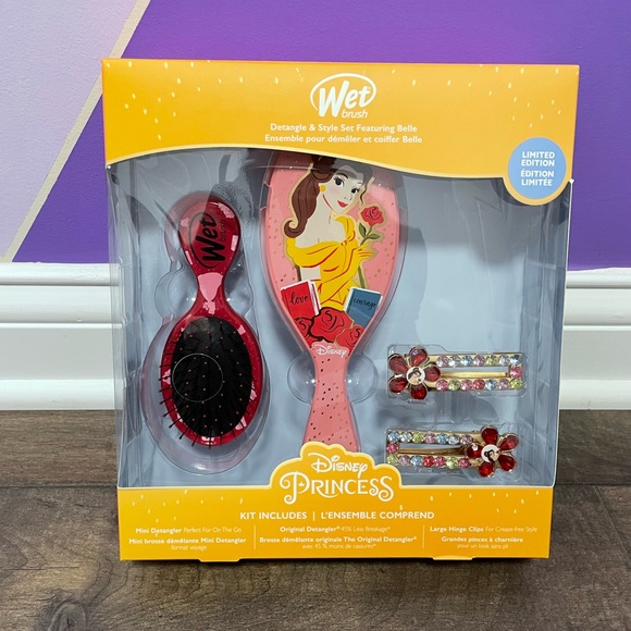 The Wet Brush Accessories Disney Princess Belle Wet Brush Box Set